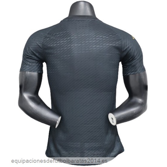 Nuevo Especial Jugadores Camiseta Argentina 2024 Negro Azul Baratas